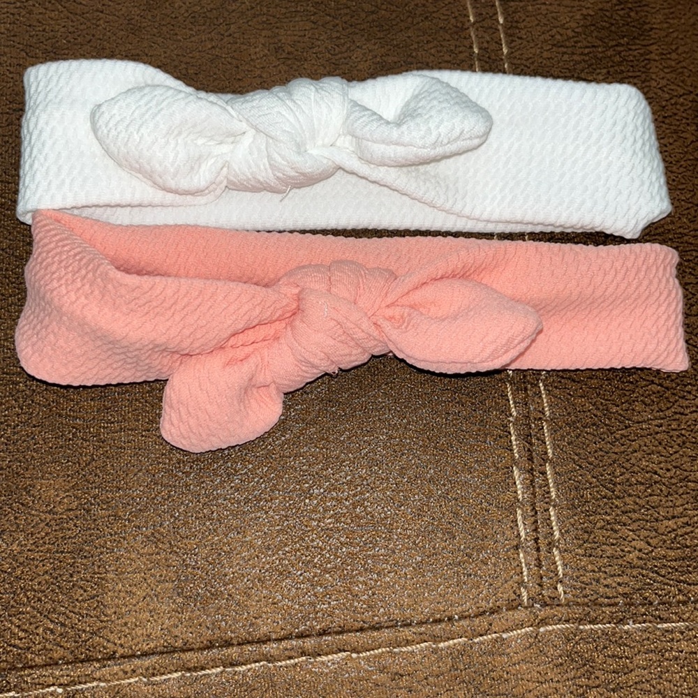 2 pack baby girl bows